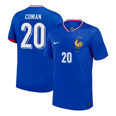 COMAN #20 France Home Soccer Jersey 2024 - Soccerdeal