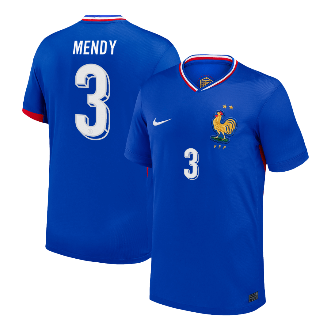MENDY #3 France Home Soccer Jersey - Soccerdeal