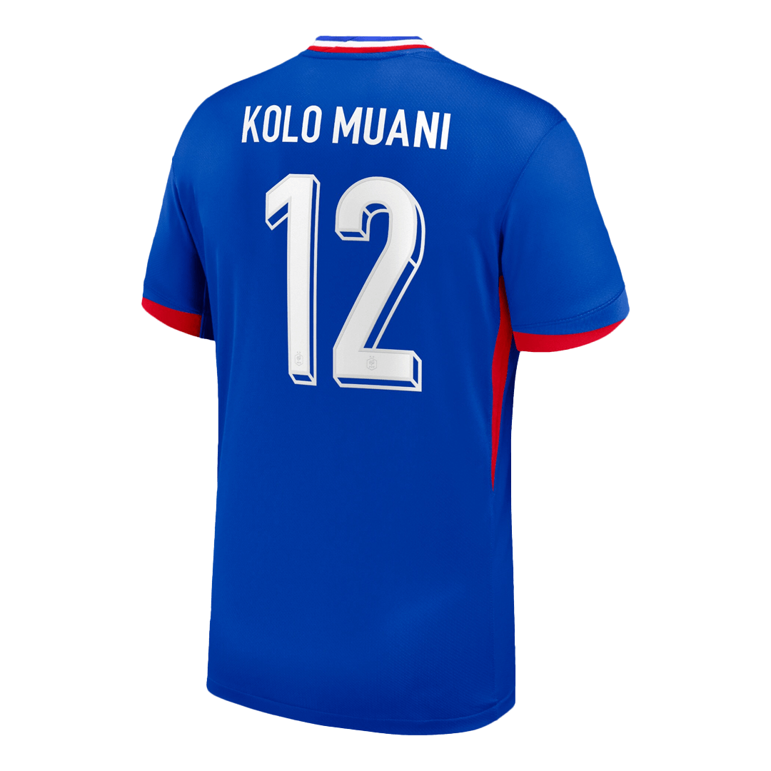 KOLO MUANI #12 France Home Soccer Jersey - Soccerdeal