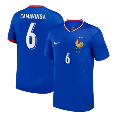 CAMAVINGA #6 France Home Soccer Jersey 2024 - Soccerdeal
