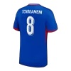 TCHOUAMENI #8 France Home Soccer Jersey 2024 - Soccerdeal