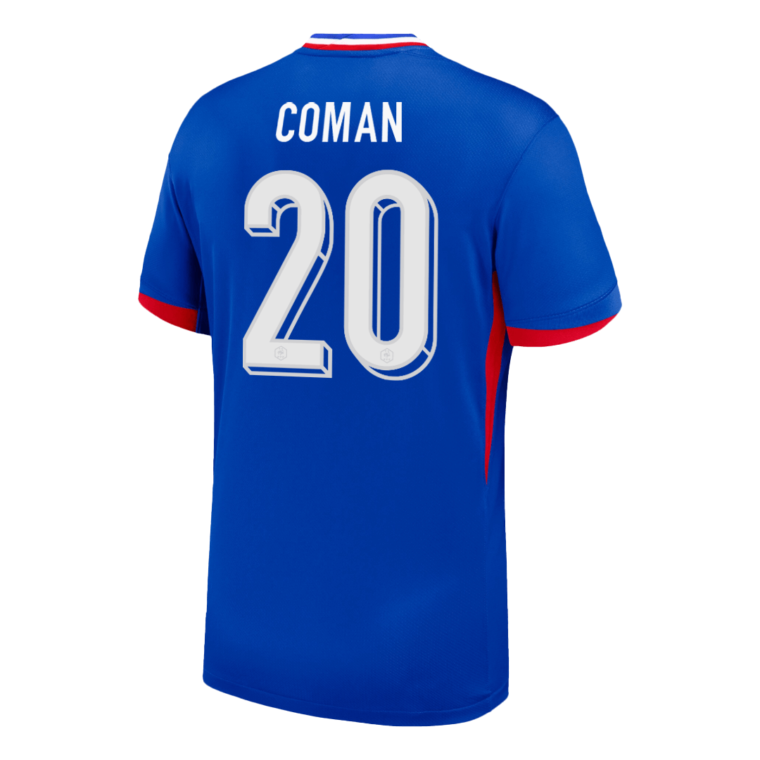 COMAN #20 France Home Soccer Jersey - Soccerdeal