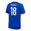NKUNKU #18 France Home Soccer Jersey 2024 - Soccerdeal