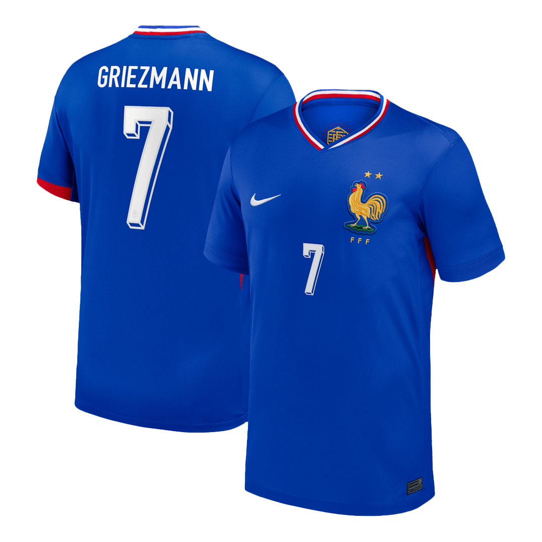 GRIEZMANN #7 France Home Soccer Jersey - Soccerdeal