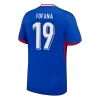 FOFANA #19 France Home Soccer Jersey 2024 - Soccerdeal