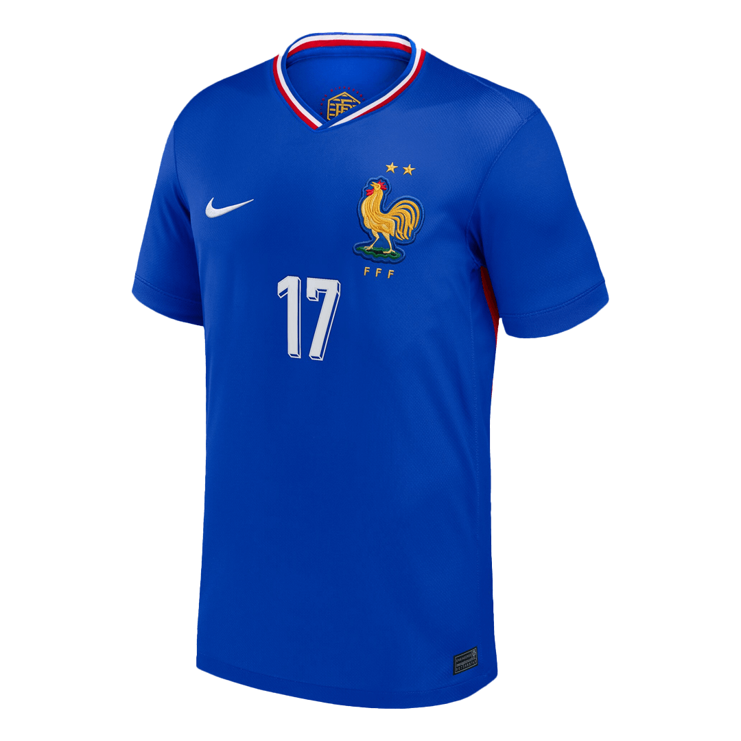 SALIBA #17 France Home Soccer Jersey - Soccerdeal