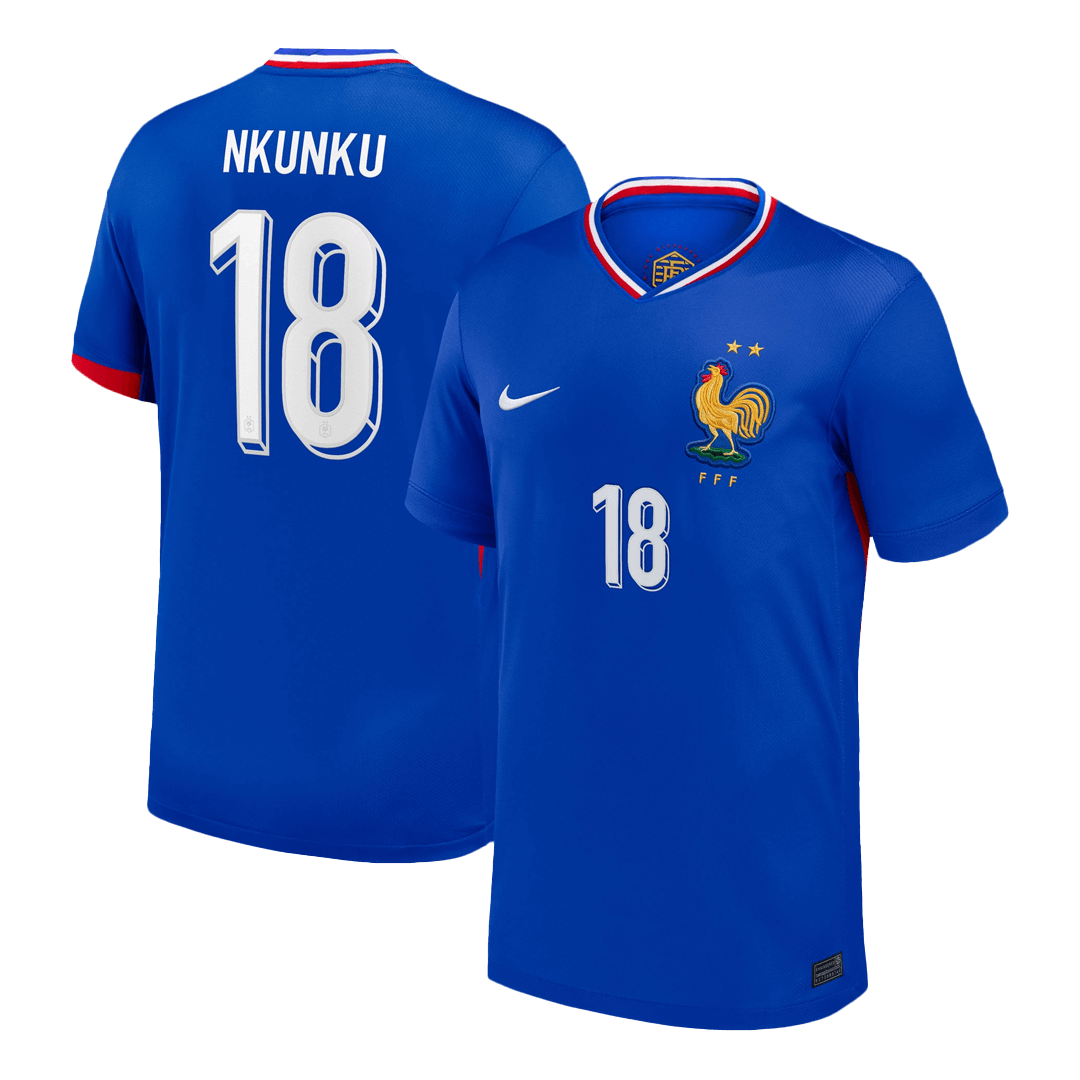 NKUNKU #18 France Home Soccer Jersey - Soccerdeal