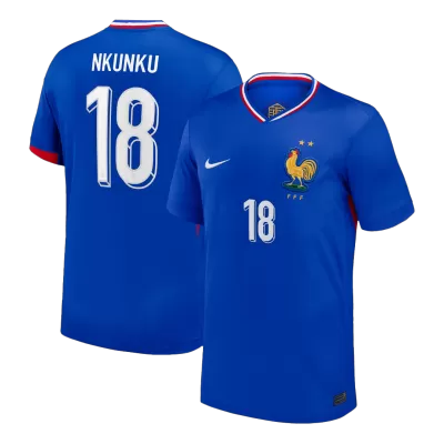 NKUNKU #18 France Home Soccer Jersey 2024 - Soccerdeal