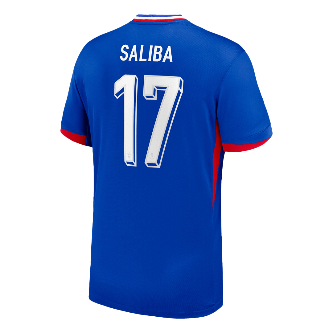 SALIBA #17 France Home Soccer Jersey - Soccerdeal
