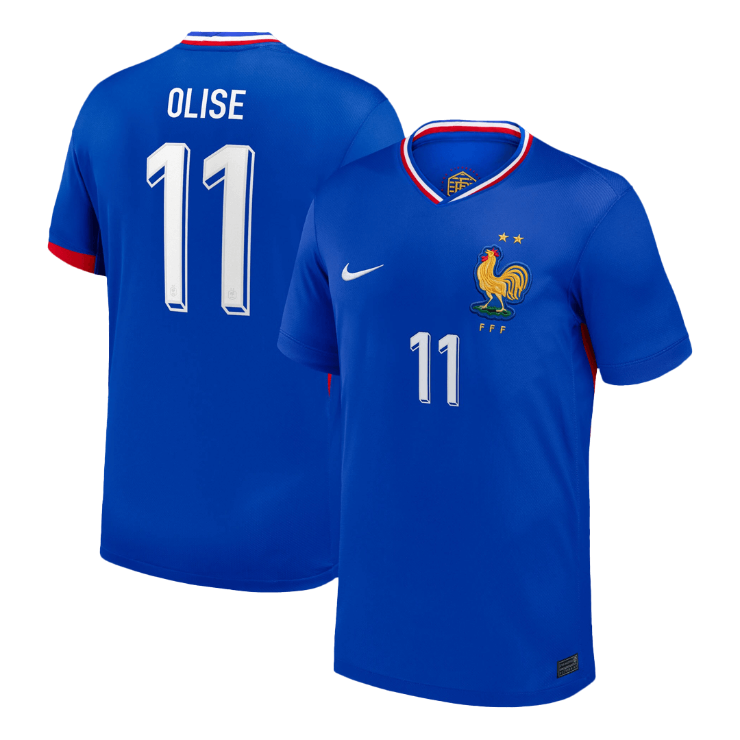 OLISE #11 France Home Soccer Jersey - Soccerdeal