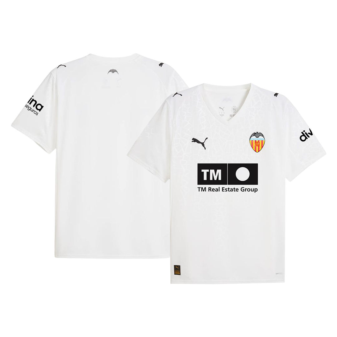 Valencia Home Soccer Jersey 2025/26 - Soccerdeal