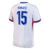 KONATE #15 France Away Soccer Jersey 2024 - Soccerdeal
