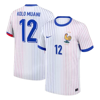 KOLO MUANI #12 France Away Soccer Jersey 2024 - Soccerdeal