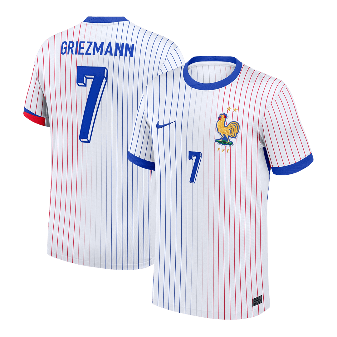 GRIEZMANN #7 France Away Soccer Jersey - Soccerdeal