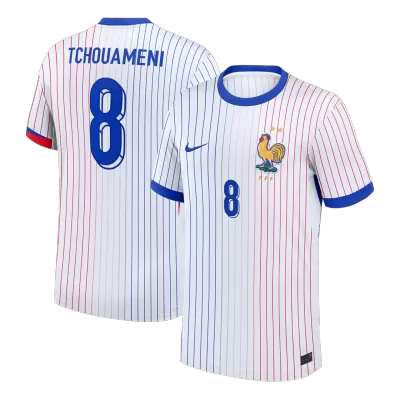 TCHOUAMENI #8 France Away Soccer Jersey 2024 - Soccerdeal
