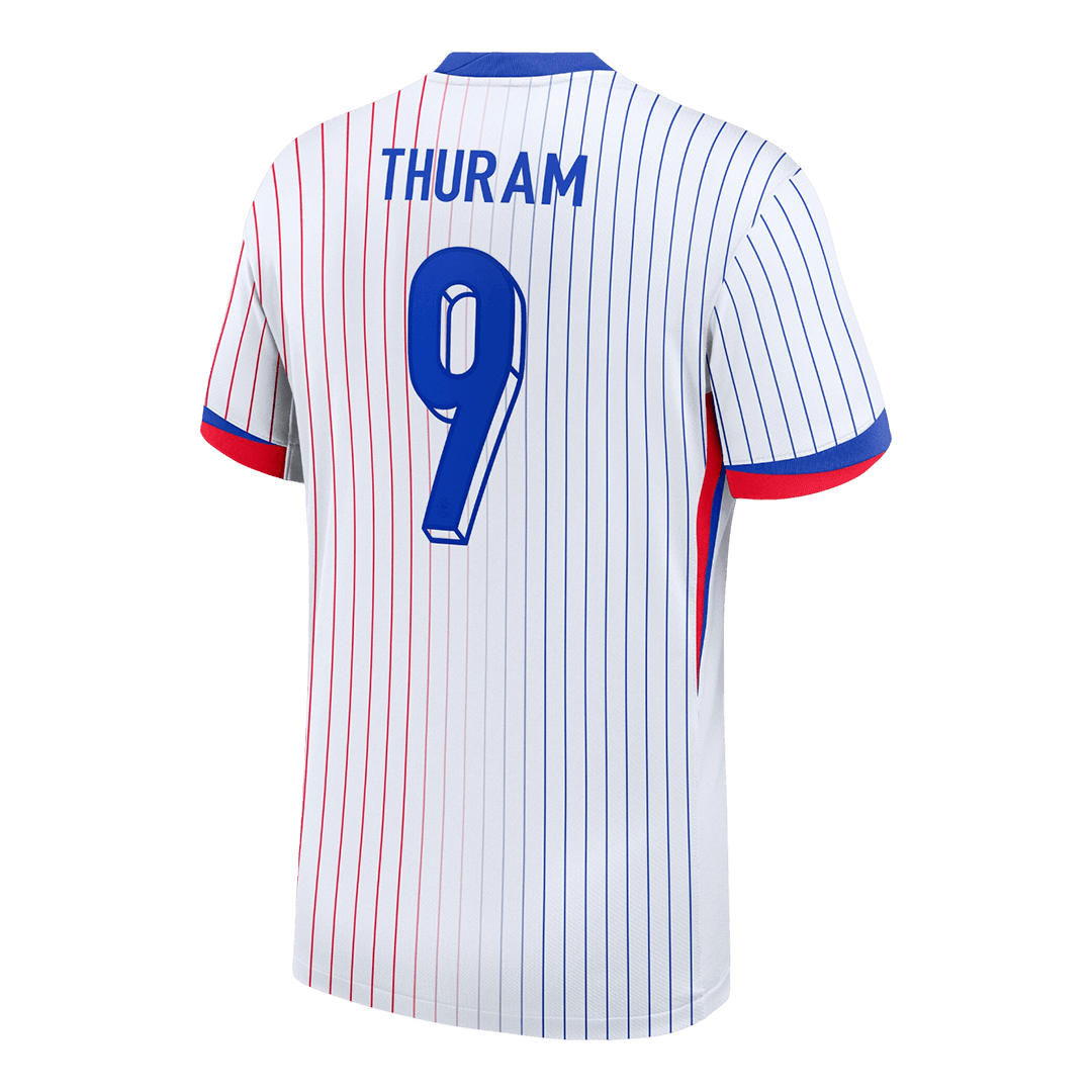 THURAM #9 France Away Soccer Jersey - Soccerdeal