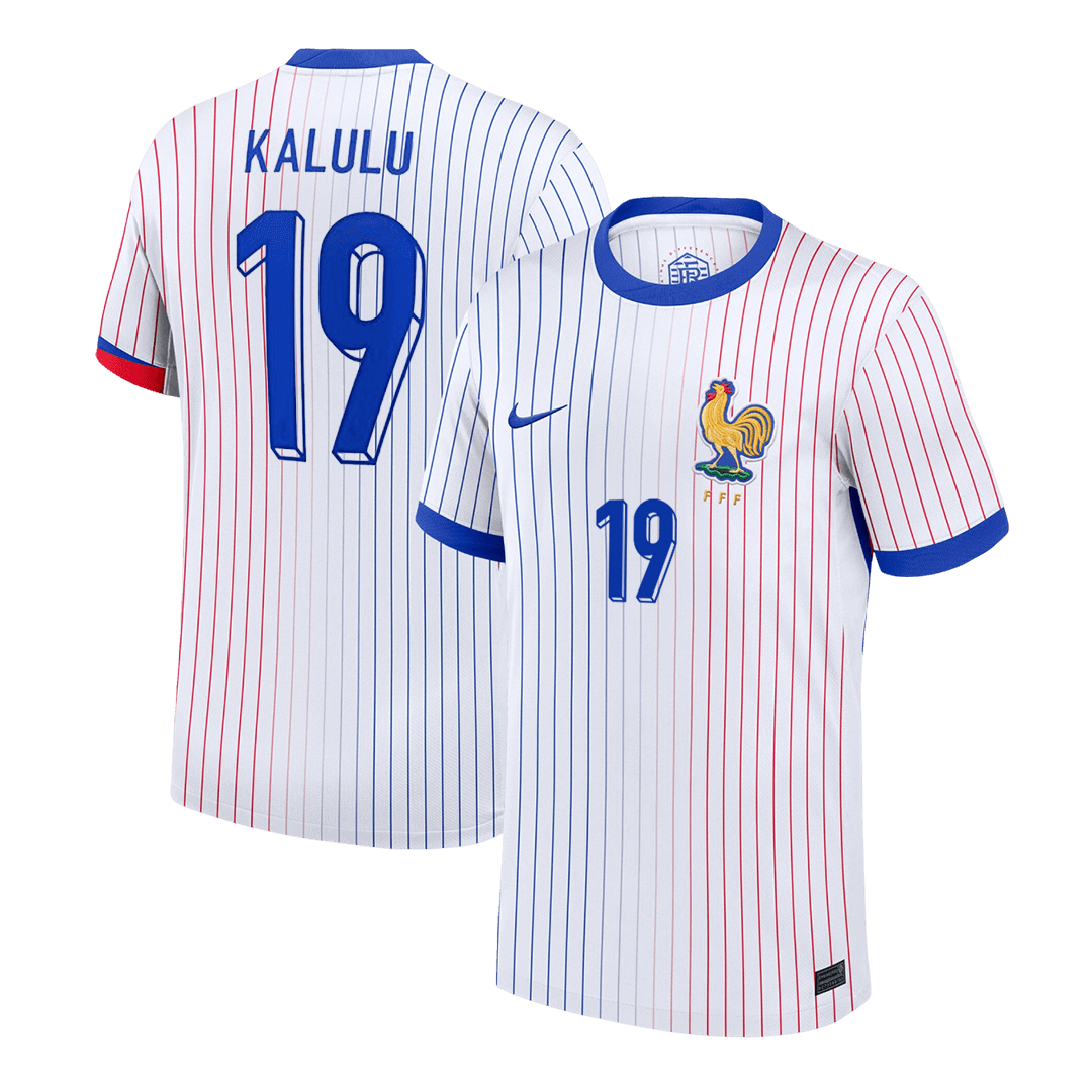 KALULU #19 France Away Soccer Jersey - Soccerdeal