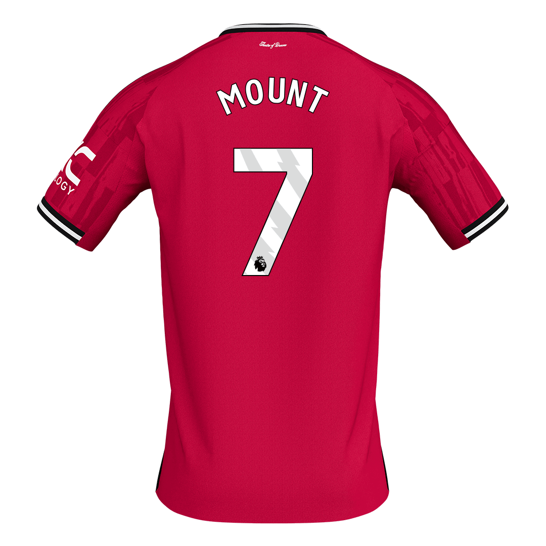MOUNT #7 Manchester United Home Soccer Jersey 2025/26 - Soccerdeal