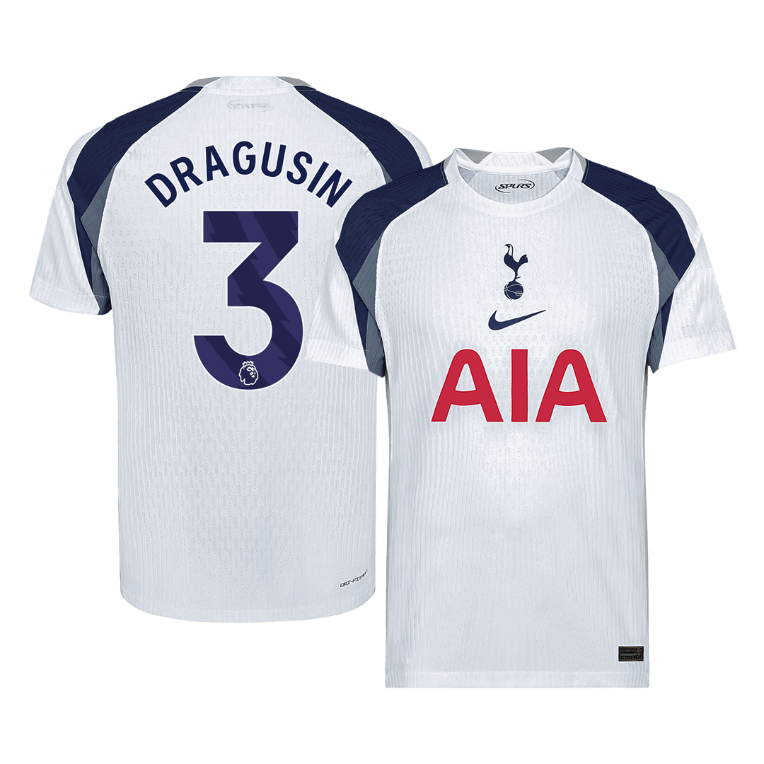 DRAGUSIN #3 Tottenham Hotspur Home Soccer Jersey 2025/26 Player Version - Soccerdeal