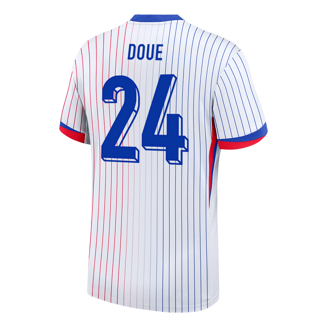 DOUE #24 France Away Soccer Jersey - Soccerdeal