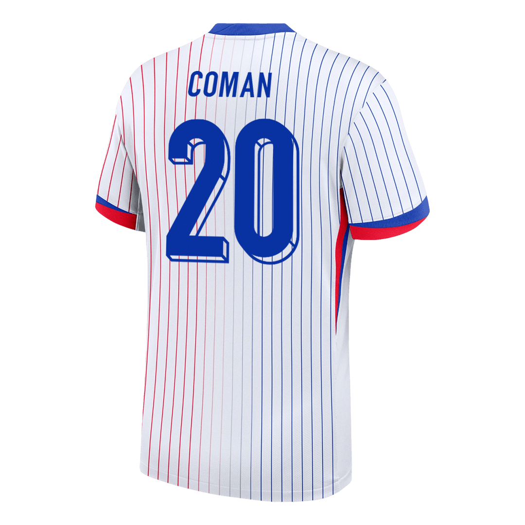 COMAN #20 France Away Soccer Jersey - Soccerdeal