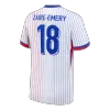 ZAIRE-EMERY #18 France Away Soccer Jersey 2024 - Soccerdeal