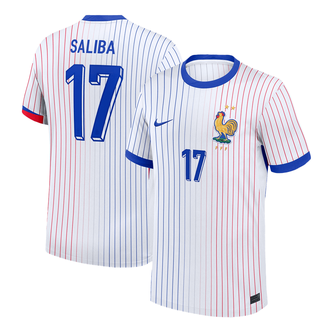 SALIBA #17 France Away Soccer Jersey - Soccerdeal