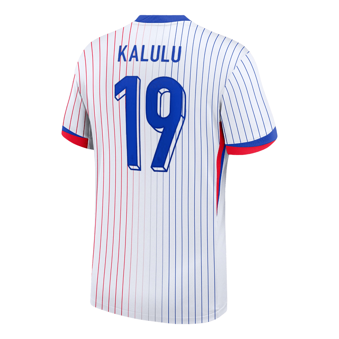 KALULU #19 France Away Soccer Jersey - Soccerdeal