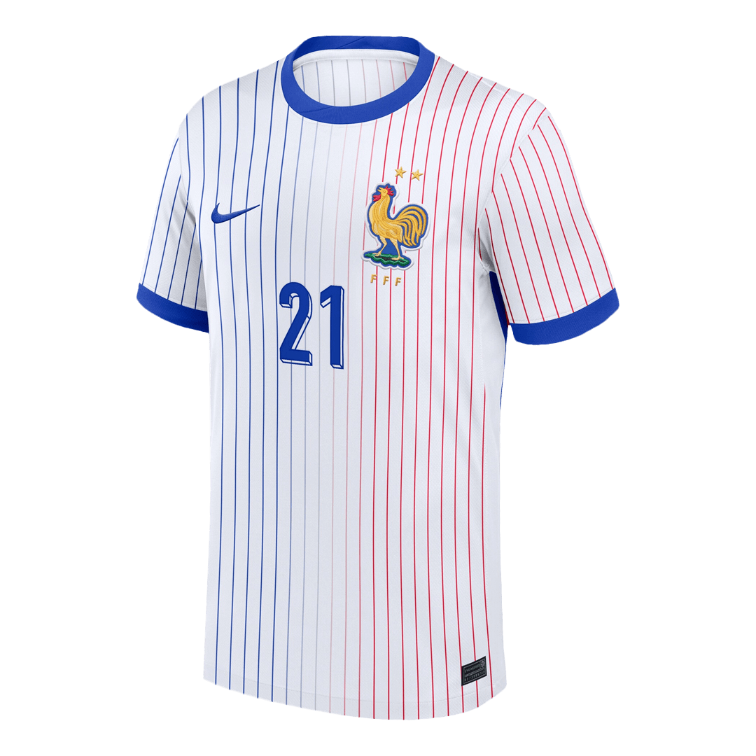 L.HERNANDEZ #21 France Away Soccer Jersey - Soccerdeal