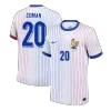 COMAN #20 France Away Soccer Jersey 2024 - Soccerdeal