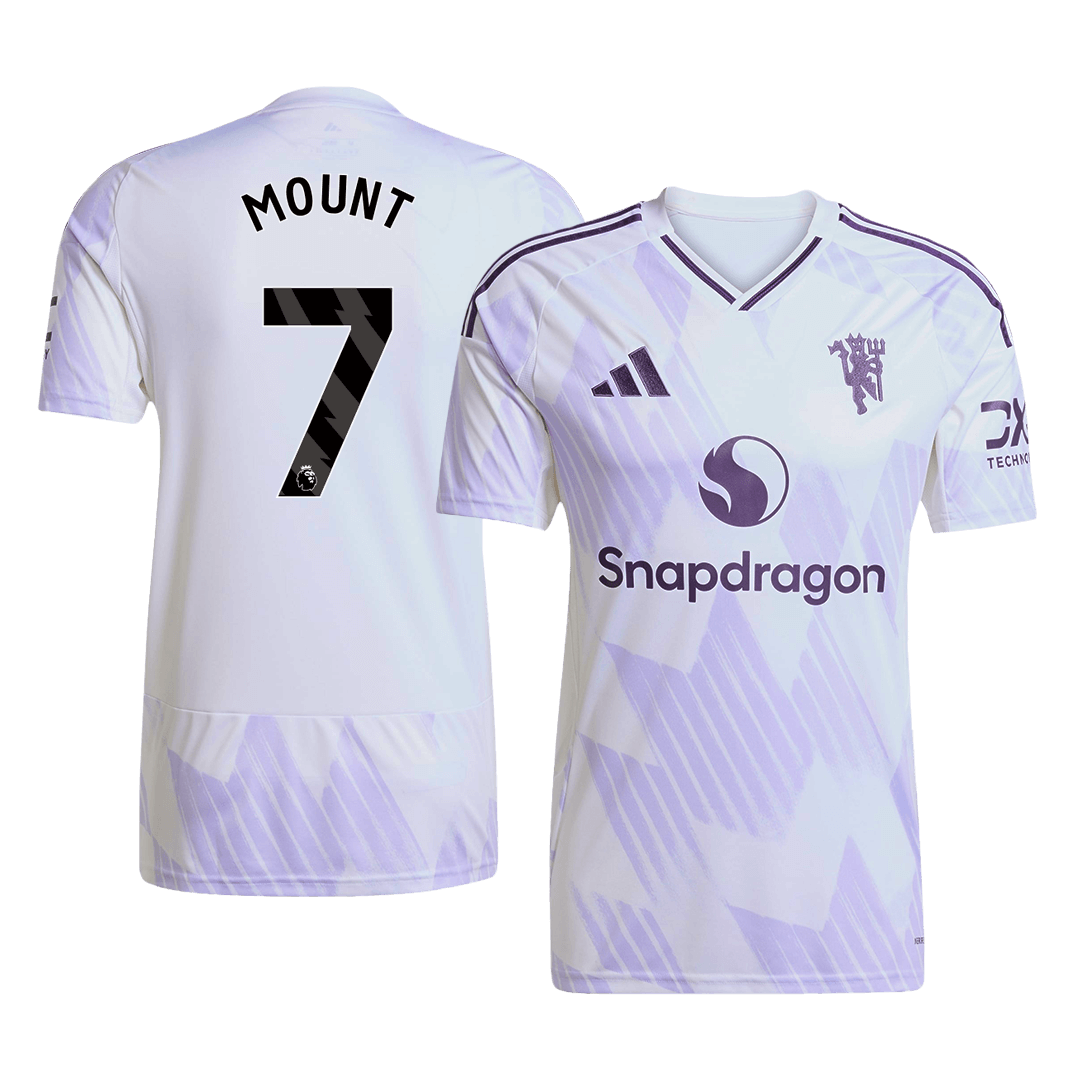 MOUNT #7 Manchester United Away Soccer Jersey 2025/26 - Soccerdeal