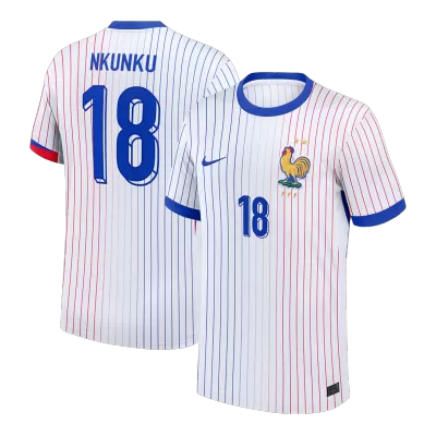 NKUNKU #18 France Away Soccer Jersey 2024 - Soccerdeal