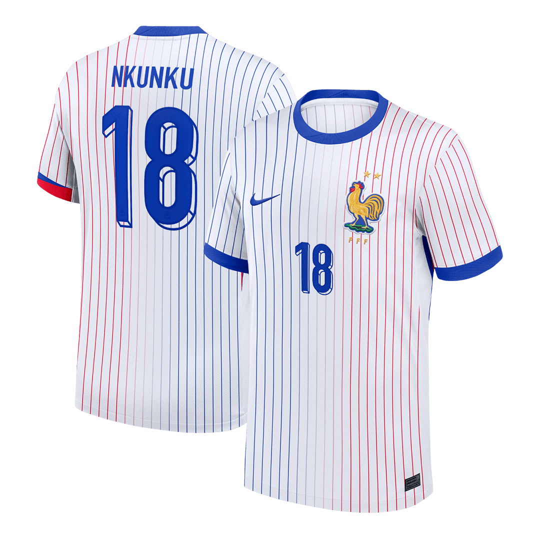 NKUNKU #18 France Away Soccer Jersey - Soccerdeal