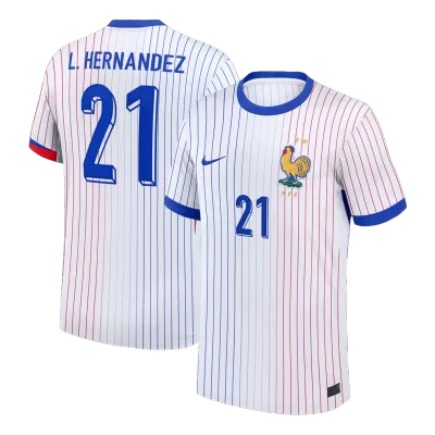L.HERNANDEZ #21 France Away Soccer Jersey 2024 - Soccerdeal