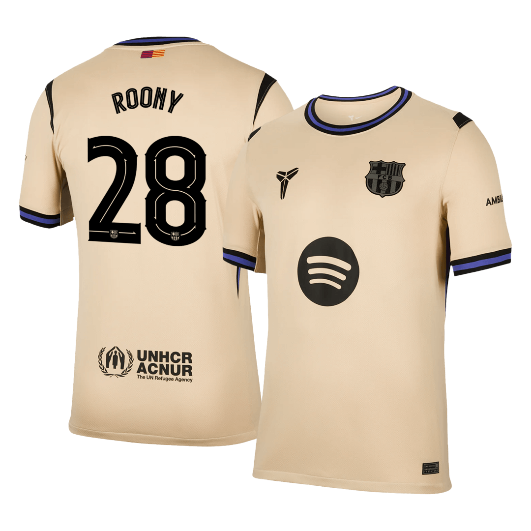 ROONY #28 Barcelona Away Soccer Jersey 2025/26 - Soccerdeal