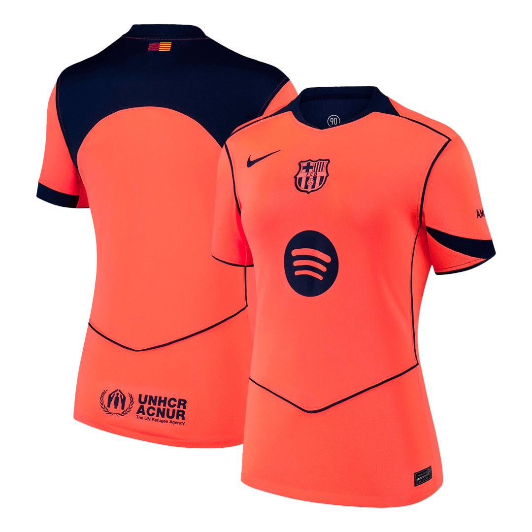 Women's Barcelona Third Away Soccer Jersey 2025/26 - Soccerdeal