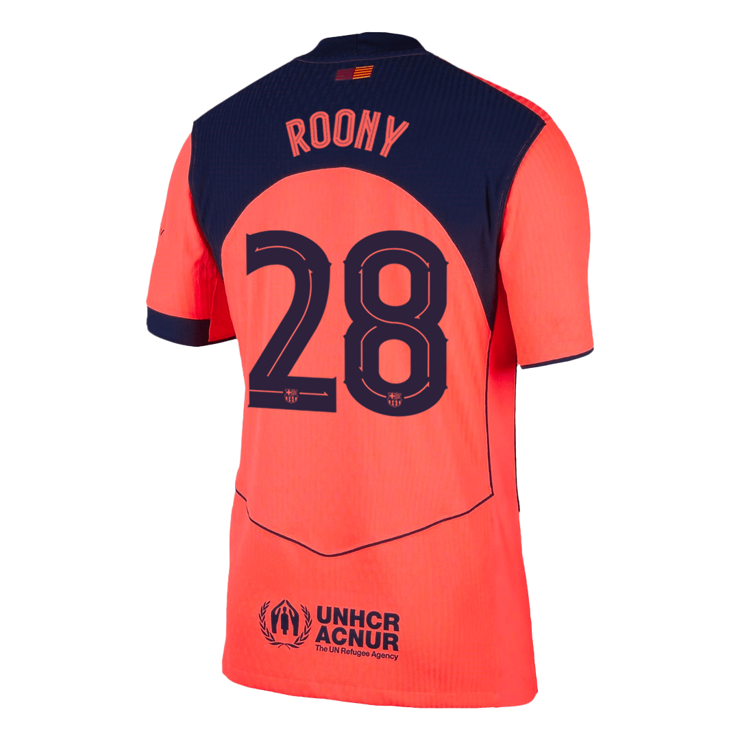 ROONY #28 Barcelona Third Away Soccer Jersey 2025/26 Player Version - Soccerdeal
