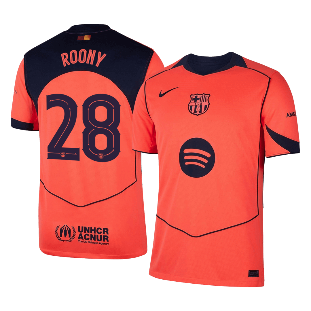 ROONY #28 Barcelona Third Away Soccer Jersey 2025/26 - Soccerdeal