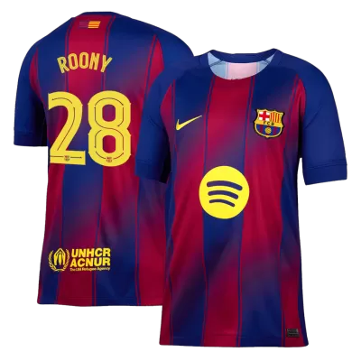 ROONY #28 Barcelona Home Soccer Jersey 2025/26 - UCL - Soccerdeal