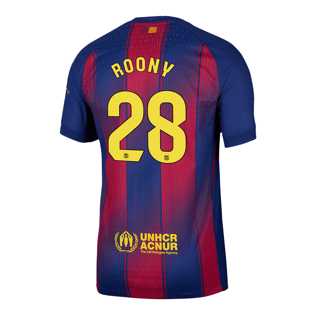 ROONY #28 Barcelona Home Soccer Jersey 2025/26 Player Version - Soccerdeal