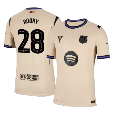 ROONY #28 Barcelona Away Soccer Jersey 2025/26 - UCL Player Version - Soccerdeal