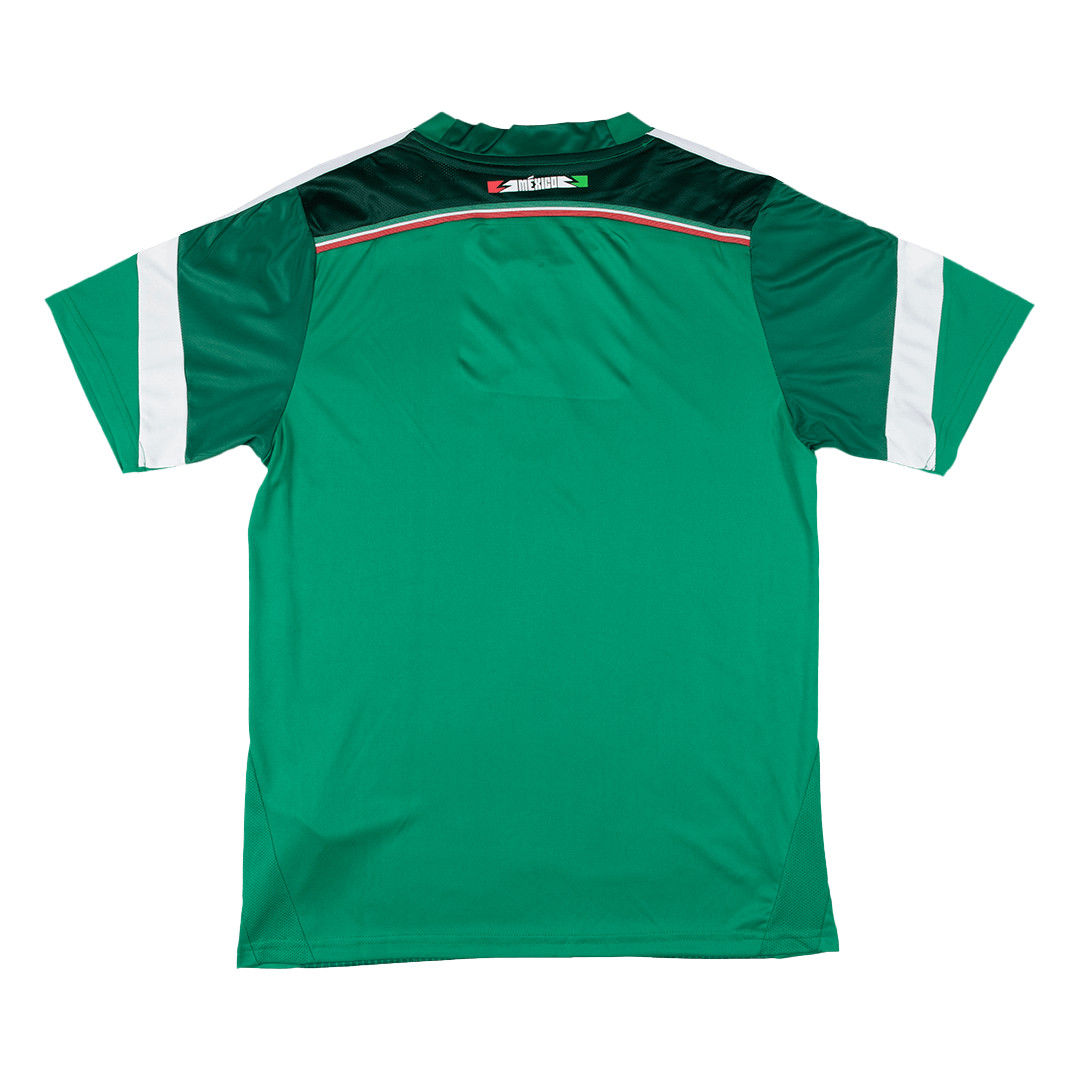 Retro 2014 Mexico Home Soccer Jersey - Soccerdeal