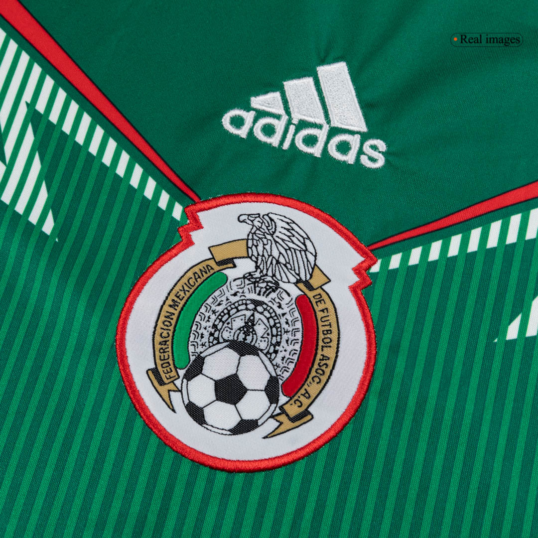 Retro 2014 Mexico Home Soccer Jersey - Soccerdeal
