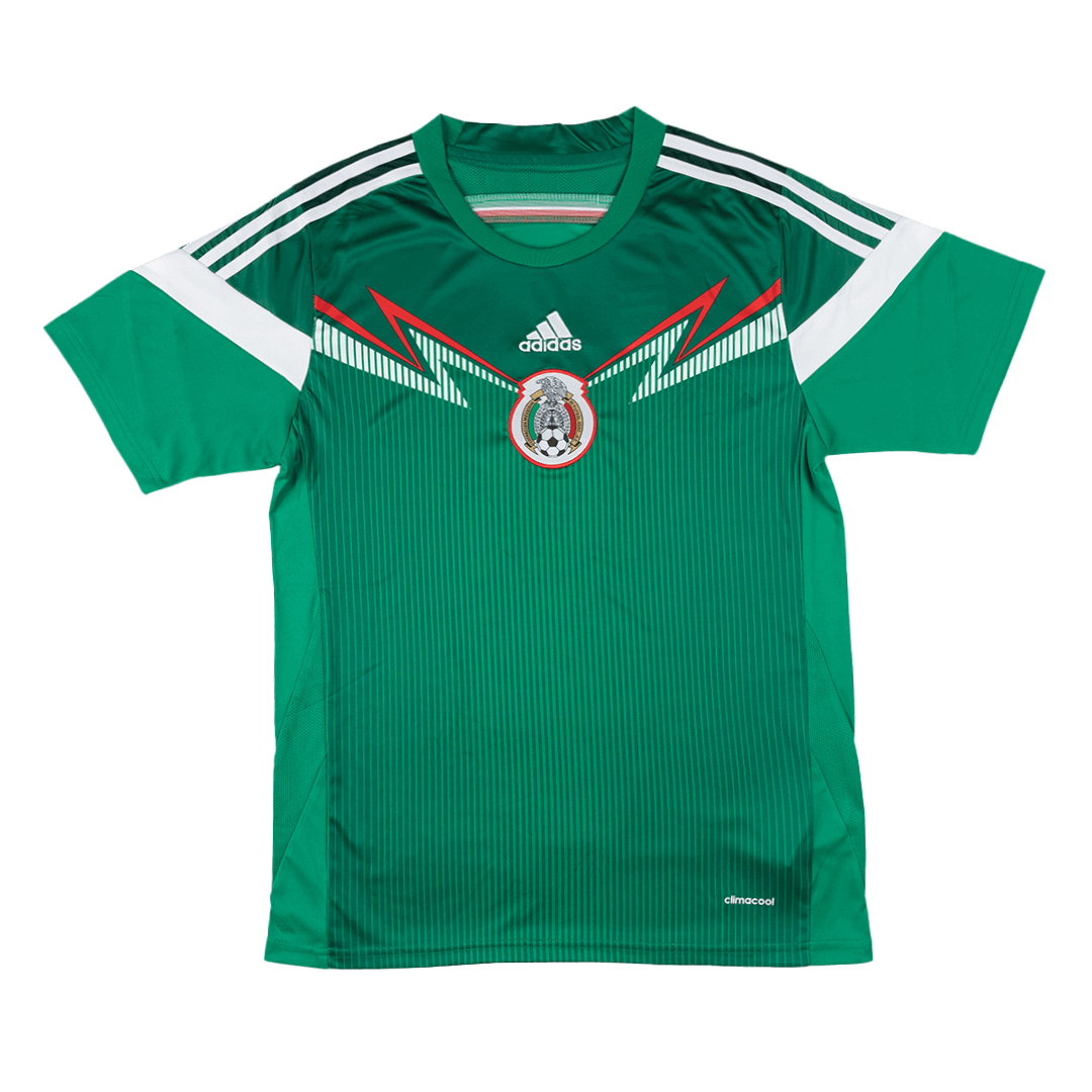 Retro 2014 Mexico Home Soccer Jersey - Soccerdeal