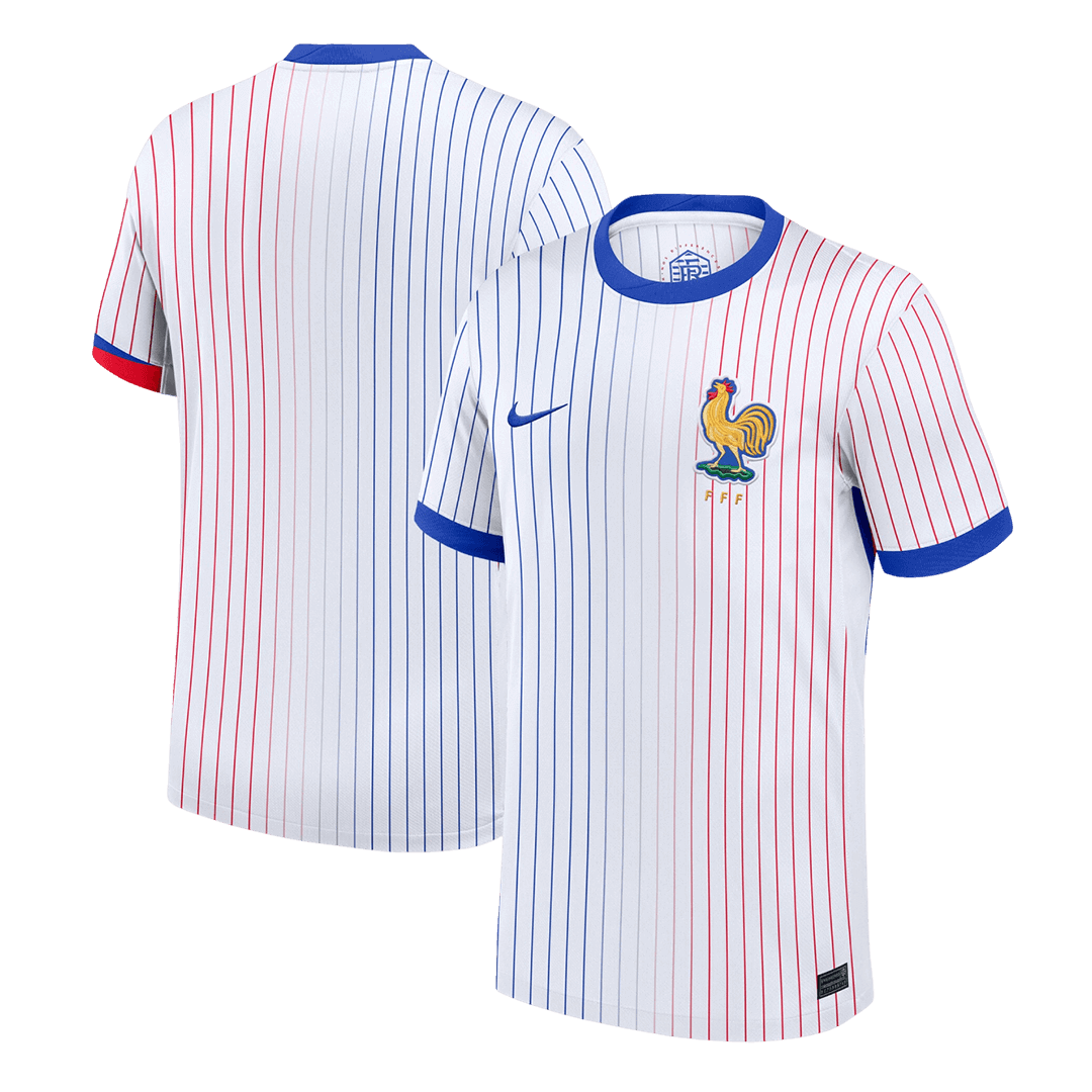 France Away Soccer Jersey Euro - Soccerdeal