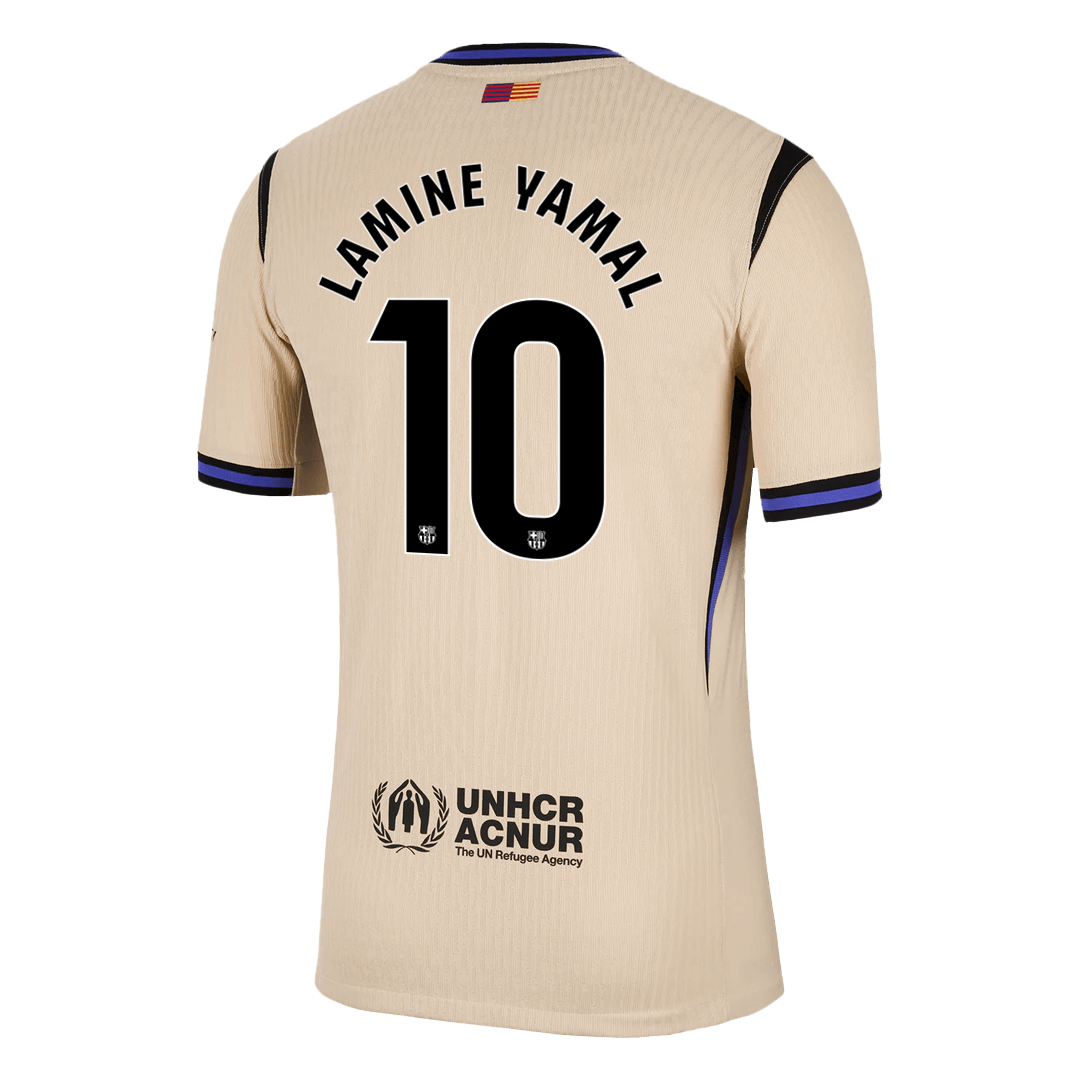 LAMINE YAMAL #10 Barcelona Away Soccer Jersey 2025/26 Player Version - Soccerdeal