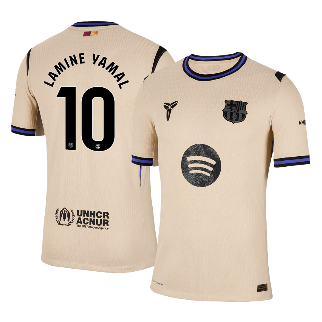 LAMINE YAMAL #10 Barcelona Away Soccer Jersey 2025/26 Player Version - Soccerdeal