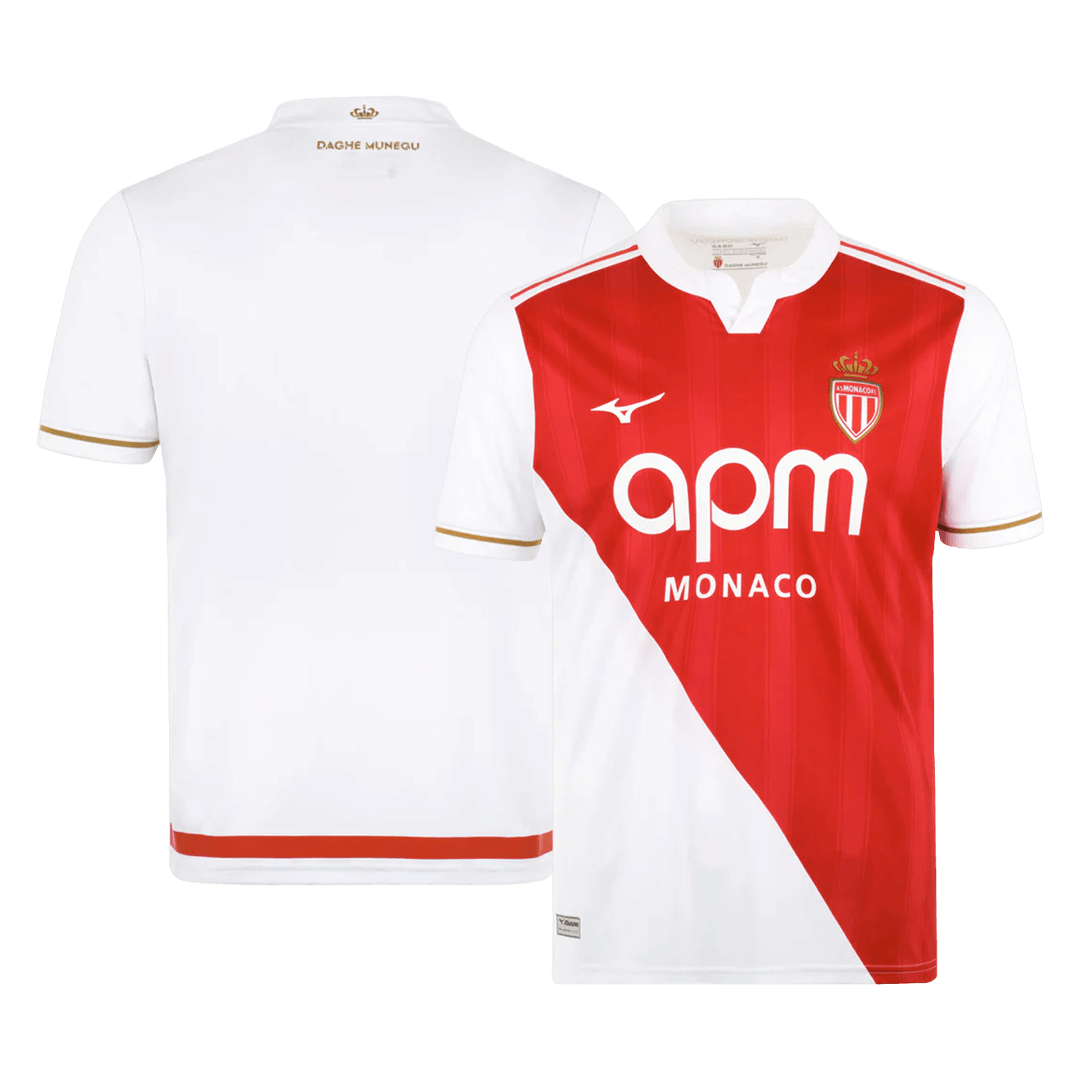 AS Monaco FC Home Soccer Jersey 2025/26 - Soccerdeal