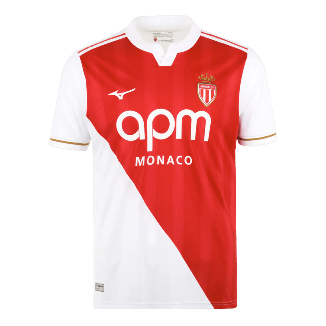 AS Monaco FC Home Soccer Jersey 2025/26 - Soccerdeal