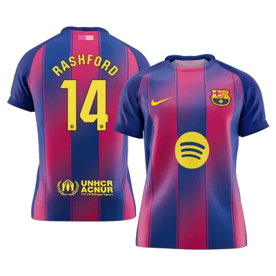RASHFORD #14 Barcelona Home Soccer Jersey 2025/26 - Soccerdeal